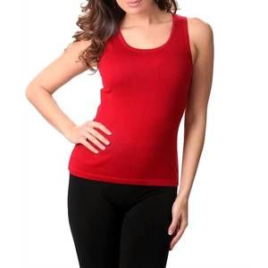 NEW ANGEL bra friendly tank top in red